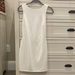 Lulu's Chic White Backless Dress